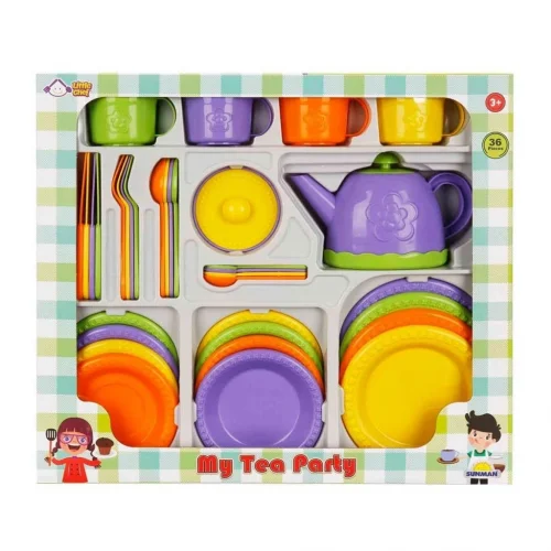 Mey İthalat® 4682 Chef Çay Seti 36 Parça