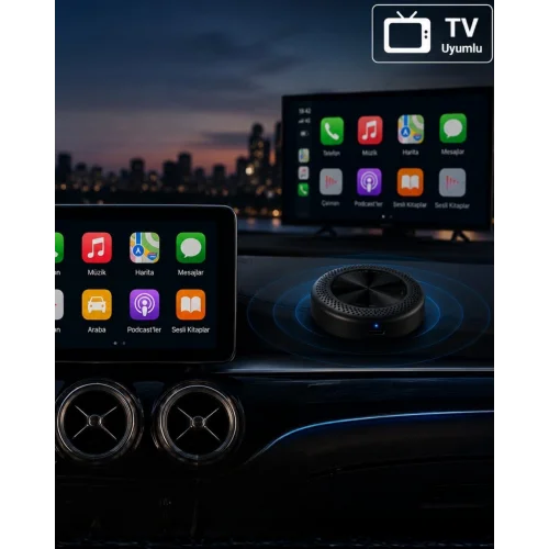 Mey İthalat® 4GB 64GB CarPlay Android Auto Destekli 4G Sim Kartlı Akıllı Multimedya Kutusu