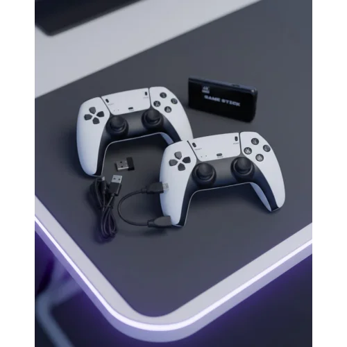 Mey İthalat® 4K Retro Oyun Konsolu 20600 Oyun Kablosuz Oyun Kolu