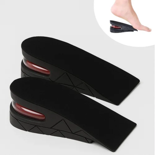Mey İthalat® 5 cm Boy Uzatıcı Silikon Ortopedik Topuk Tabanlık – Yüksek Konforlu Gizli Yükseltici Ped (Unisex)