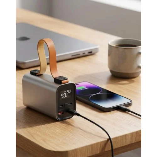 Mey İthalat® 50000mAh Yüksek Kapasiteli Power Bank Çoklu Çıkışlı Fast Charge