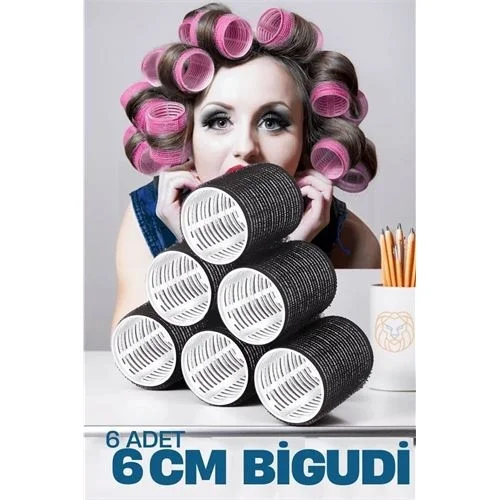Mey İthalat® 6 Cm Bigudi 6 li Paket 719361