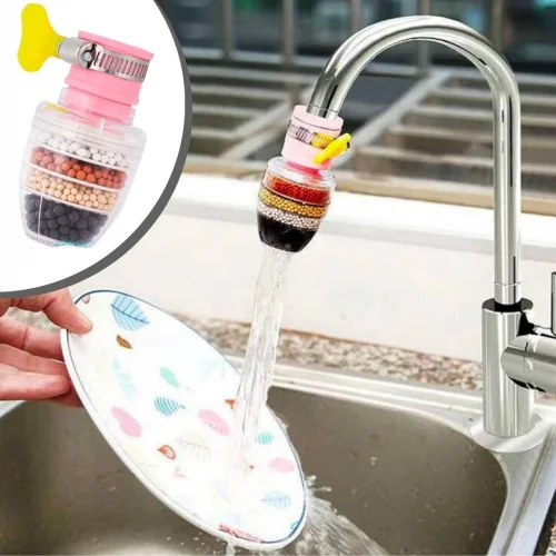 Mey İthalat®  6 Katmanlı Musluk Ucu Filtreli Su Tasarruflu Hijjenik Musluk Başlığı