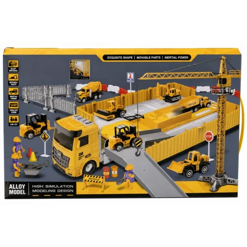 Mey İthalat® 9901 TIRLI İŞ MAKİNELİ SESLİ IŞIKLI VİNÇ