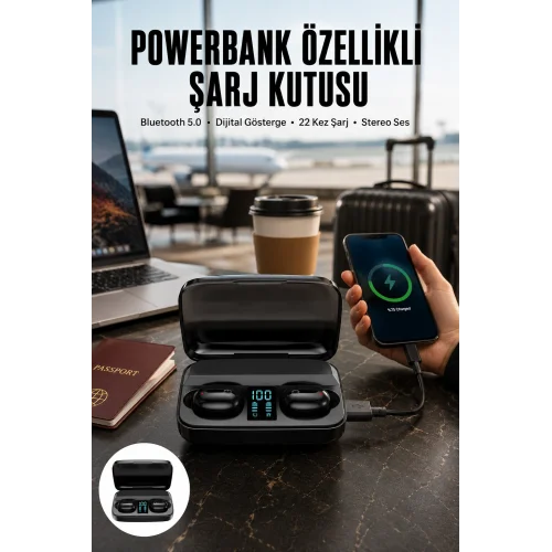 Mey İthalat® A10S BLUETOOTH KULAKLIK