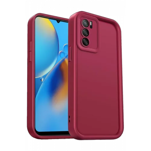 Mey İthalat®   A16 Kılıf Viera Silikon - Bordo