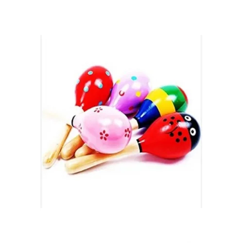 Mey İthalat® Ahşap Renkli 10 Adet Çocuk Müzik Aleti Eğitim