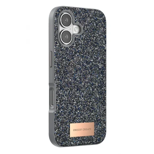 Mey İthalat®  Apple iPhone 17 Bright Simli Kapak - Gümüş