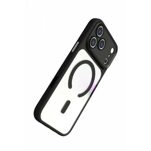 Mey İthalat®   iPhone 17 Pro Hazar Magsafe Kapak - Siyah