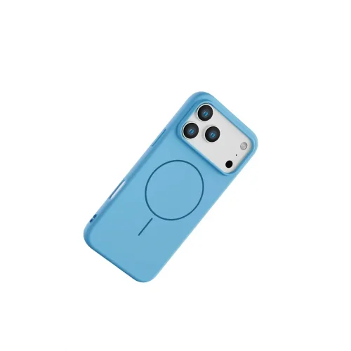 Mey İthalat®   iPhone 17 Pro Max Jully Magsafe Kapak - Mavi