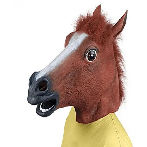 Mey İthalat® At Kafası - At Maskesi - At Kafası Maskesi - At Kafası Başlığı