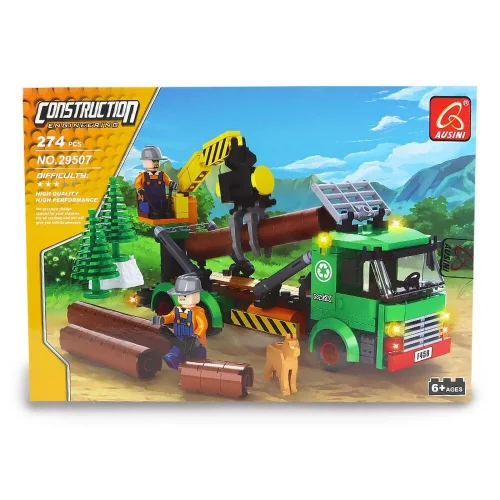 Mey İthalat® Ausini İnşaat Set 274 Parça Mini Lego