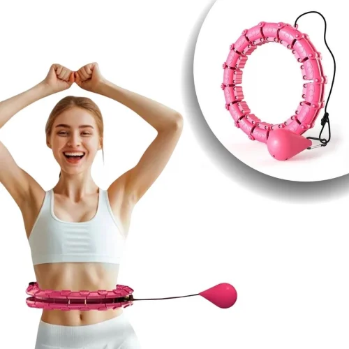 Mey İthalat® Ayarlanabilir Zayıflatıcı Hulahop Bel ve Karın Bölgesi İçin İnceltici Fitness Aleti Spor Çemberi