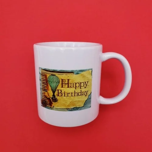 Mey İthalat® Baskılı Happy Birthday Kupa Bardak