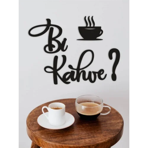 Mey İthalat® Bi Kahve? – Ahşap Duvar Dekoru