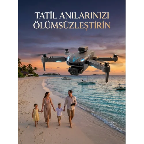 Mey İthalat® Canlı Görüntü Aktarımlı Katlanabilir Kamera Dron