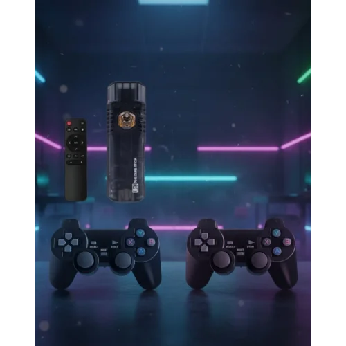 Mey İthalat® Çift Sistem Kablosuz Retro Oyun Konsolu HDMI Çıkış Android Uyumlu Gamepad Seti