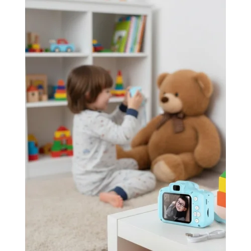 Mey İthalat® ÇOCUK KAMERASI MAVİ