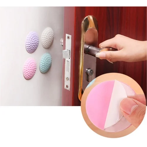 Mey İthalat® Çok Amaçlı Silikon Kapı Duvar Koruyucu Tampon 4lü Paket