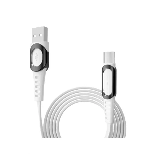 Mey İthalat®  DC01 Süper Hızlı Micro USB Kablo 1M 2.4A - Beyaz