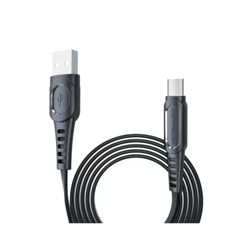 Mey İthalat®  DC01 Süper Hızlı Micro USB Kablo 1M 2.4A - Siyah