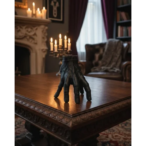 Mey İthalat® DEKORATİF EL BÜYÜK SİYAH