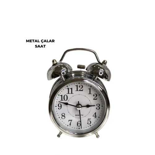 Mey İthalat® Dekoratif Gümüş Saat