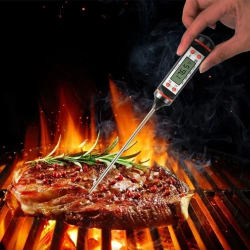 Mey İthalat®  Dijital Gıda Termometresi Süt,Et,Yoğurt Mayalama,Mama Derecesi Ölçer Gıda Termometresi