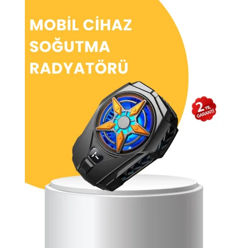 Mey İthalat® Dijital Göstergeli Evrensel Telefon Soğutma Fanı