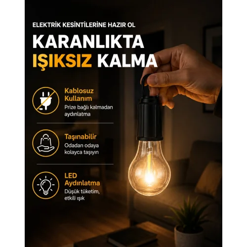 Mey İthalat® Dış Mekan Kullanımına Uygun LED Lamba