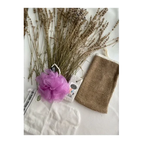 Mey İthalat® Doğal 4Lü Banyo Hamam Seti