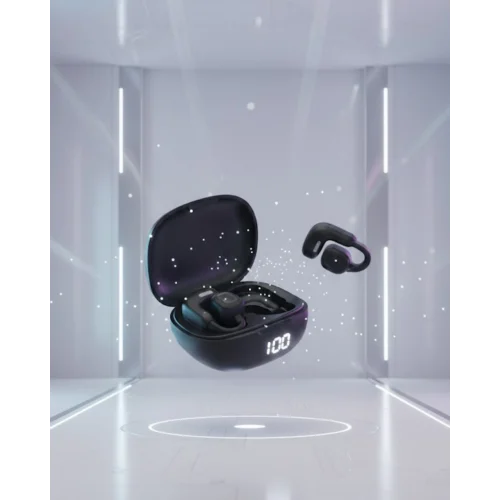 Mey İthalat® Dual Mikrofonlu Açık Kulak Kablosuz Kulaklık Net Görüşme