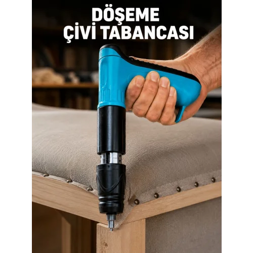 Mey İthalat® Ergonomik Saplı Çivi Tabancası Mobilya ve Ahşap Montaj El Aleti