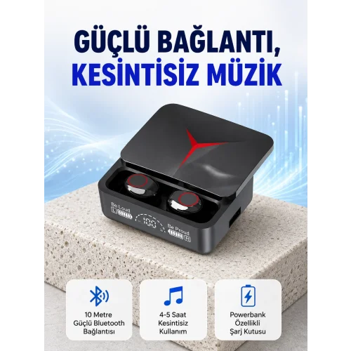 Mey İthalat® Ergonomik Tasarımlı Kablosuz Bluetooth Kulaklık – Yüksek Ses Performansı Yeni Nesil
