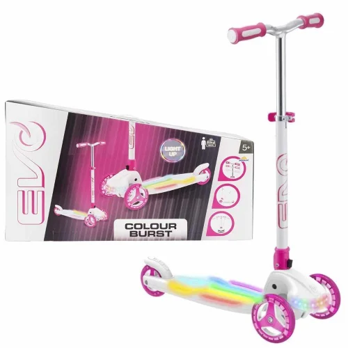 Mey İthalat® EVO SCOOTER 3TKR IŞIKLI BURST MAX 50KG