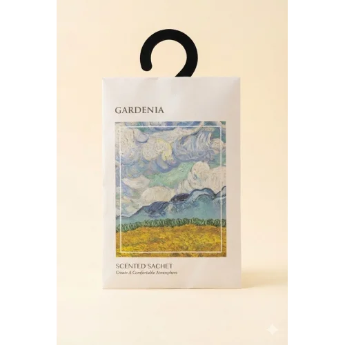 Mey İthalat®  GARDENİA  Dolap ve Çekmece Kokusu –1 ADET Askılı Koku Poşeti,  Uzun Ömürlü Koku