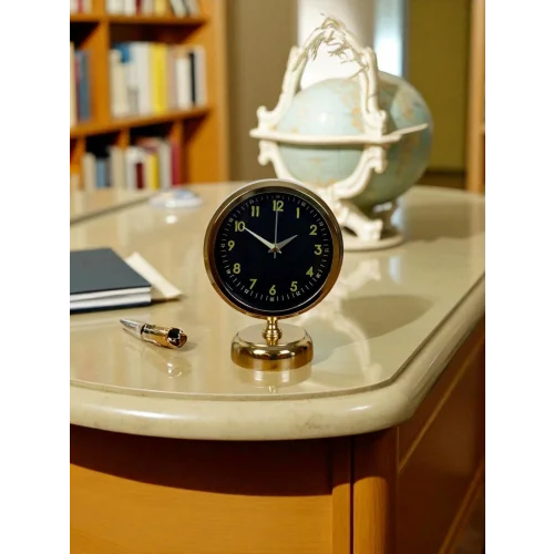 Mey İthalat® Gold Harmony 25 x 20 Gold Metal Masa Saati