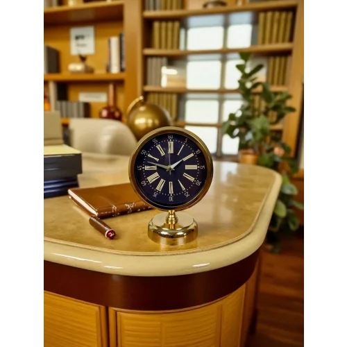 Mey İthalat® Goldora 25 x 20 Gold Metal Masa Saati