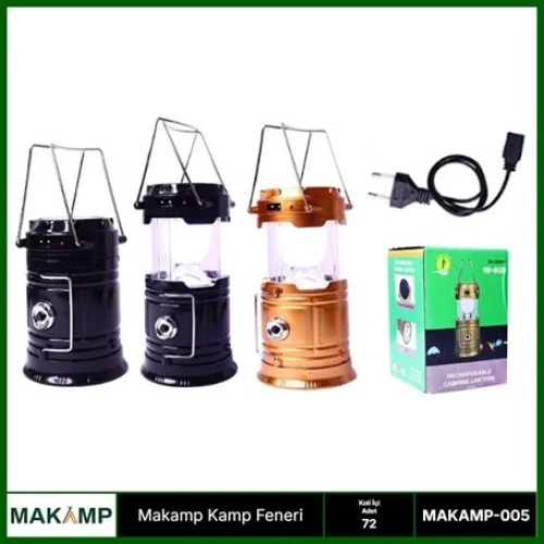 Mey İthalat® Güneş Enerjili Aslıkı Kamp Feneri