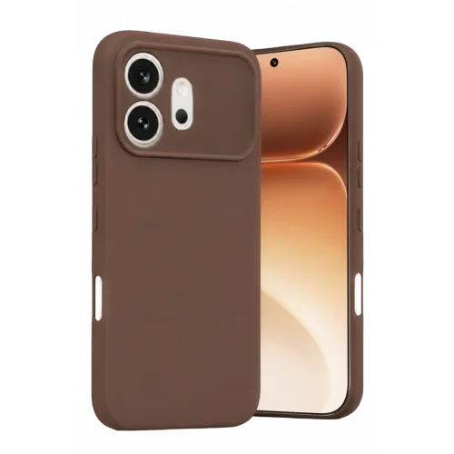 Mey İthalat®  Huawei Honor 600 First Silikon - Kahverengi
