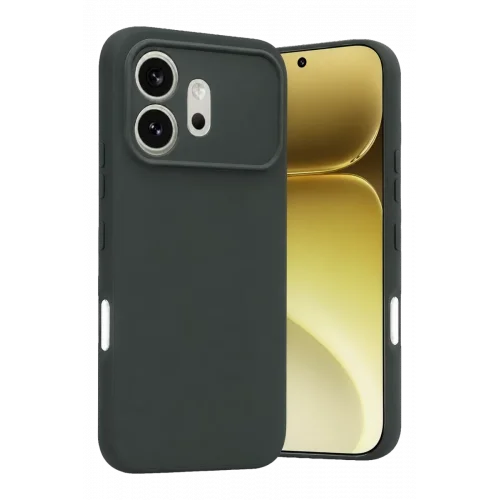 Mey İthalat®  Huawei Honor 600 First Silikon - Koyu Yeşil