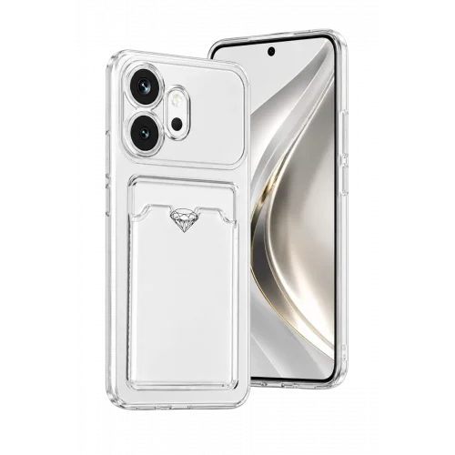 Mey İthalat®  Huawei Honor 600 Kart Şeffaf Silikon - Şeffaf