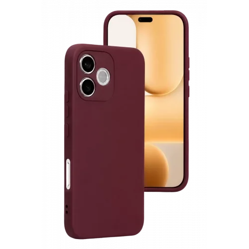 Mey İthalat®  Huawei Honor 600 Lite First Silikon - Bordo