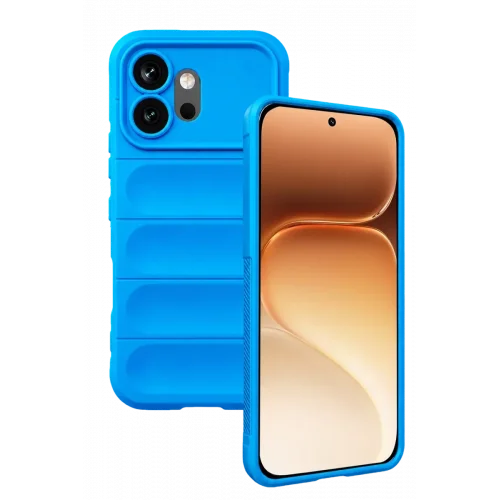 Mey İthalat®  Huawei Honor 600 Optimum Silikon - Sky Blue
