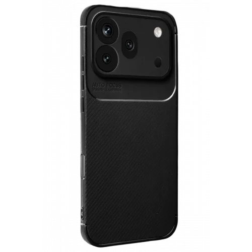 Mey İthalat®  Huawei Honor 600 Pro Auto Focus Karbon Kapak - Siyah