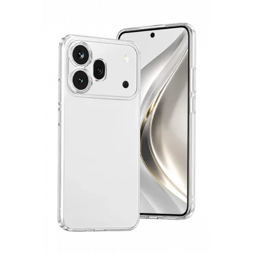 Mey İthalat®  Huawei Honor 600 Pro Lüx Şeffaf Silikon - Şeffaf