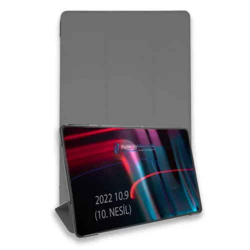 Mey İthalat® iPad 2022 10.9 (10.nesil) Kılıf Tablet Smart Kılıf - Koyu Gri