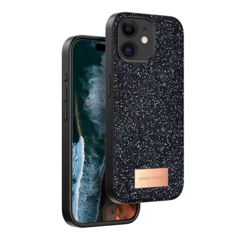 Mey İthalat®   iPhone 11 Bright Simli Kapak - Siyah