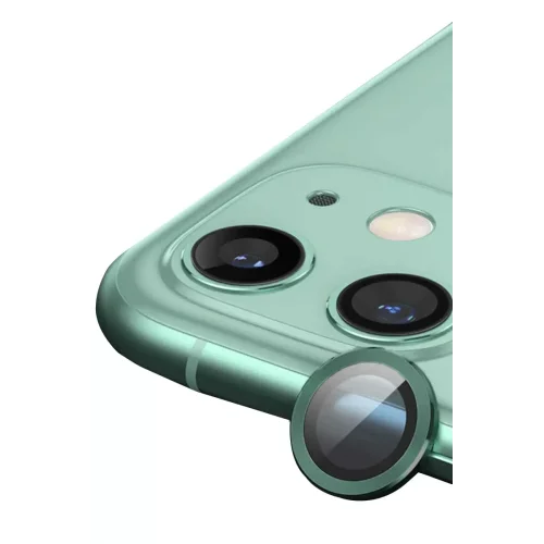 Mey İthalat®   iPhone 11 Raze Metal Kamera Lens - Yeşil