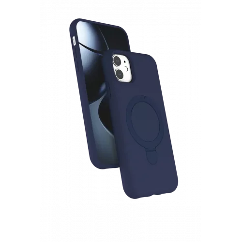 Mey İthalat®   iPhone 11 Regal Magsafe Standlı Kapak - Lacivert